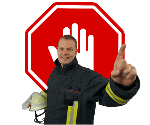 Brandschutzhelfer Pflicht - Hinweis