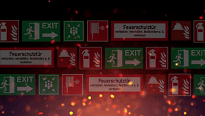 asr 2.2 - Titelbild mit Brandschutzzeichen