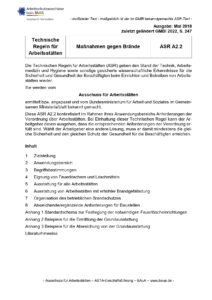 Asr a 2. 2 maßnahmen gegen brände als pdf herunterladen