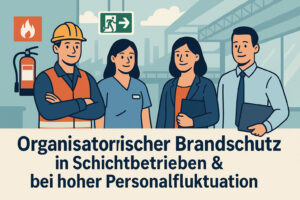 Organisatorischer brandschutz in schichtbetrieben und bei hoher personalfluktuation