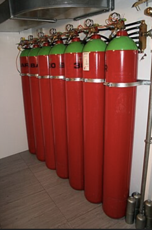 Gaslöschanlage - selbsttätige feuerlöschanlagen