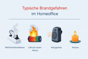 Brandgefahren homeoffice
