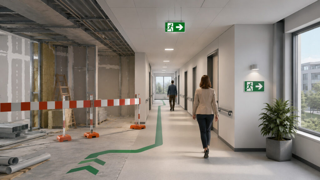 Brandschutz bei nutzungsaenderung - umbauphase