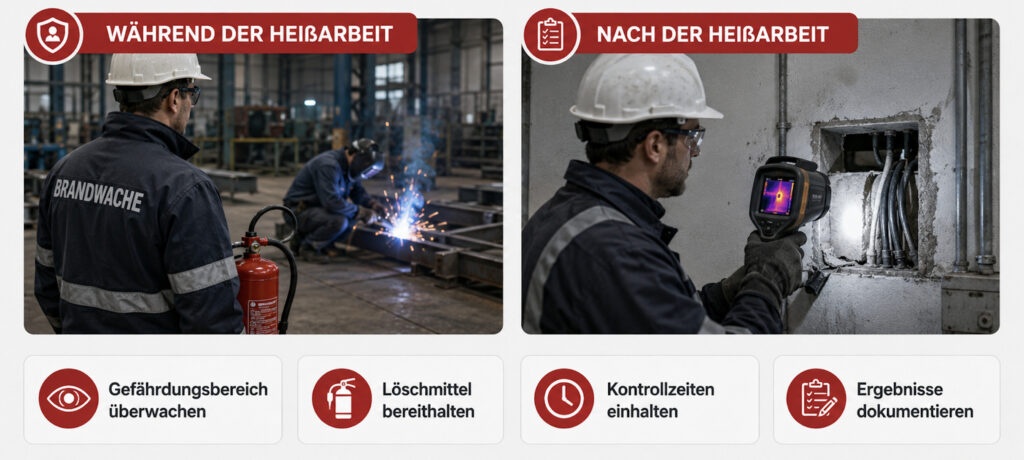 Heissarbeiten brandwache nachkontrolle